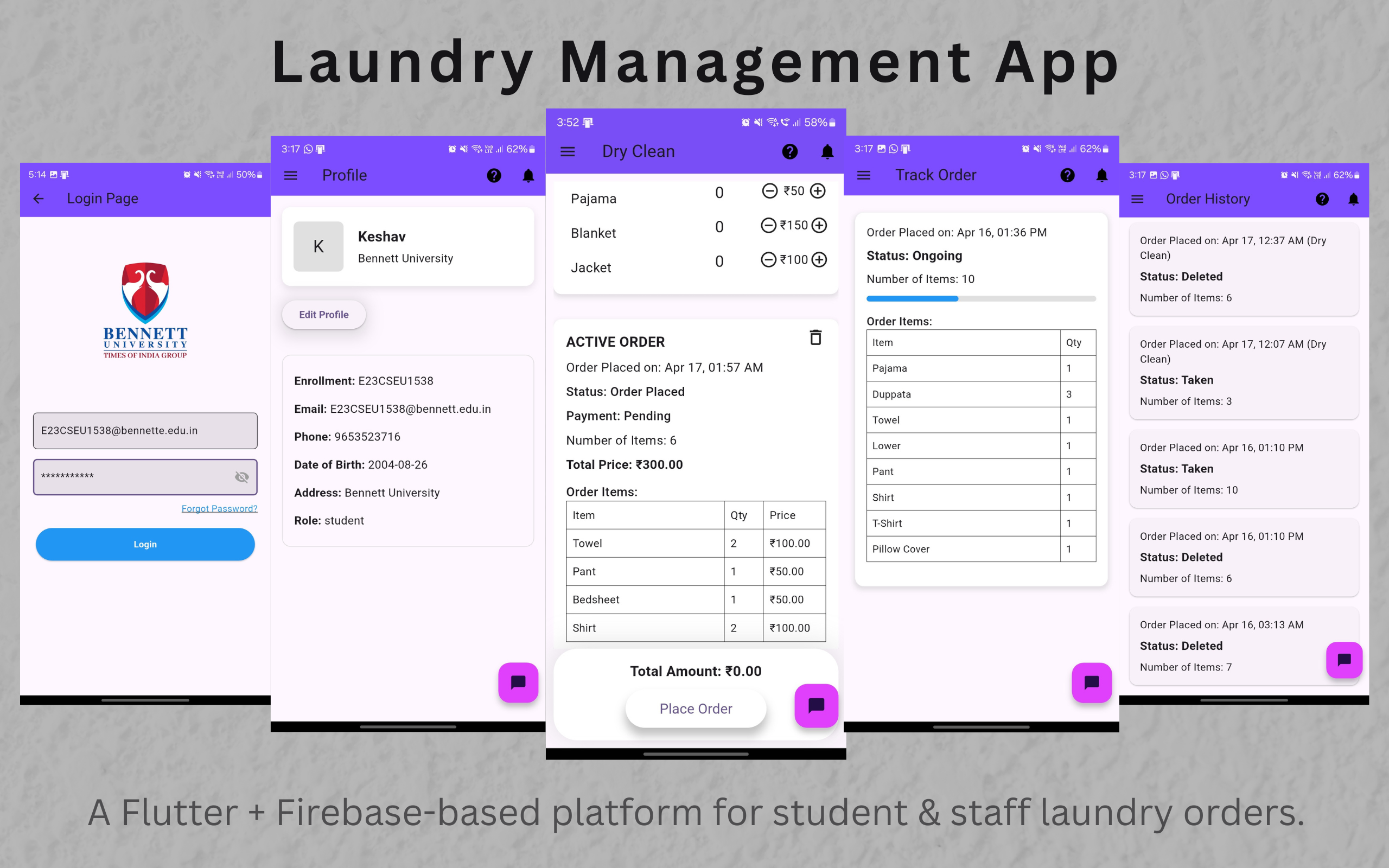 Laundry App